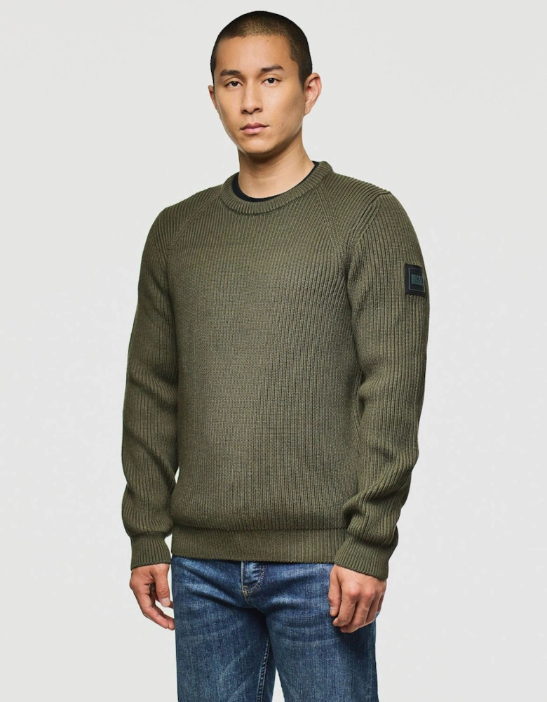Morello Rib Crew Knit Sweat