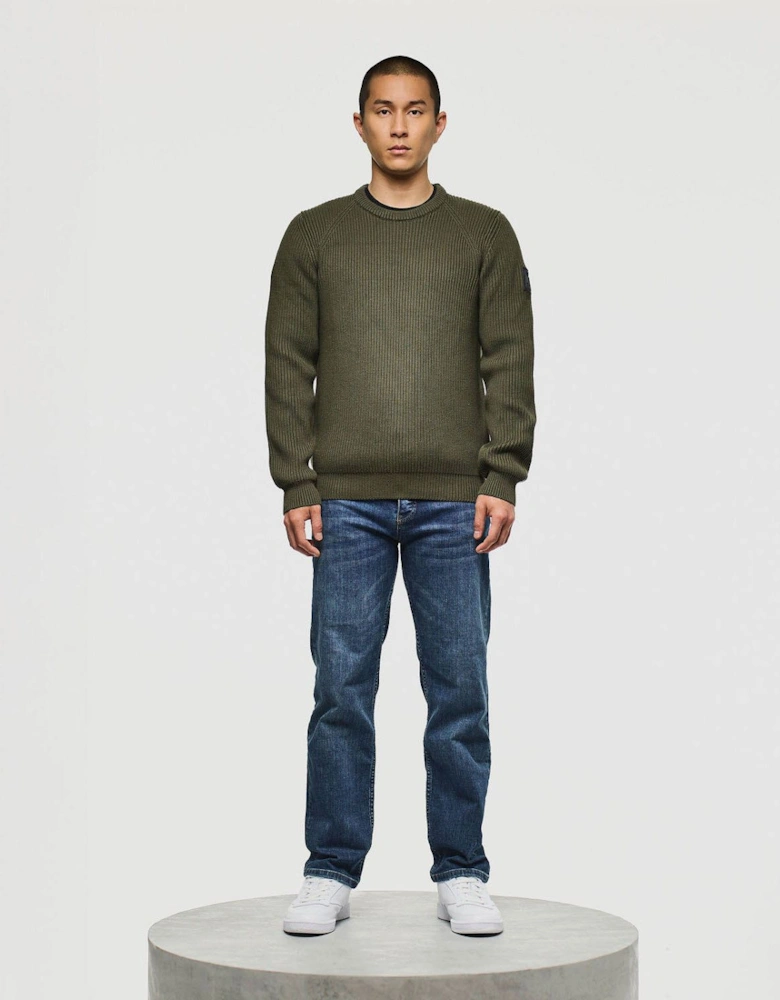 Morello Rib Crew Knit Sweat