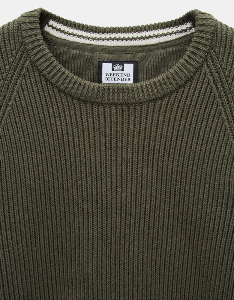 Morello Rib Crew Knit Sweat