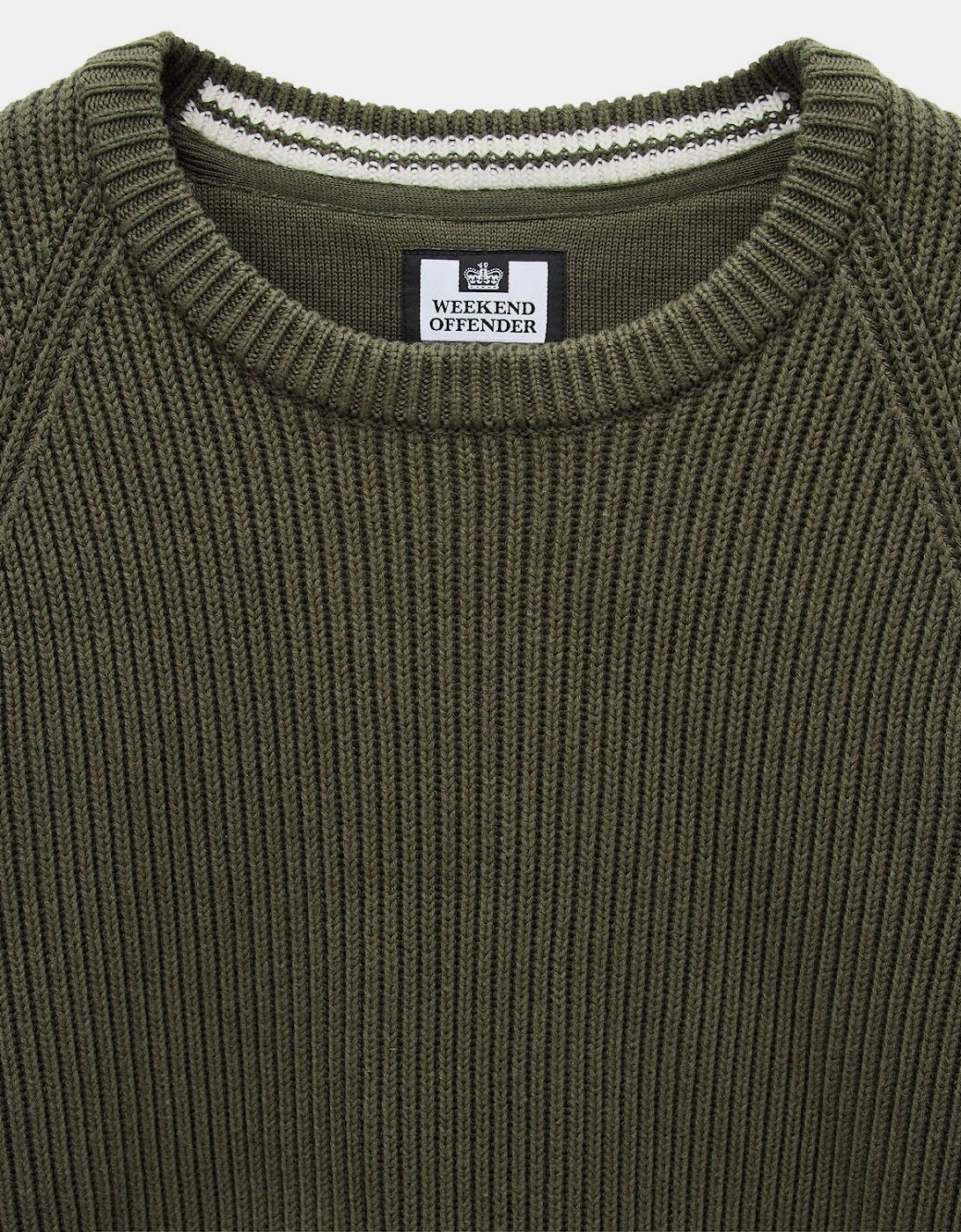 Morello Rib Crew Knit Sweat
