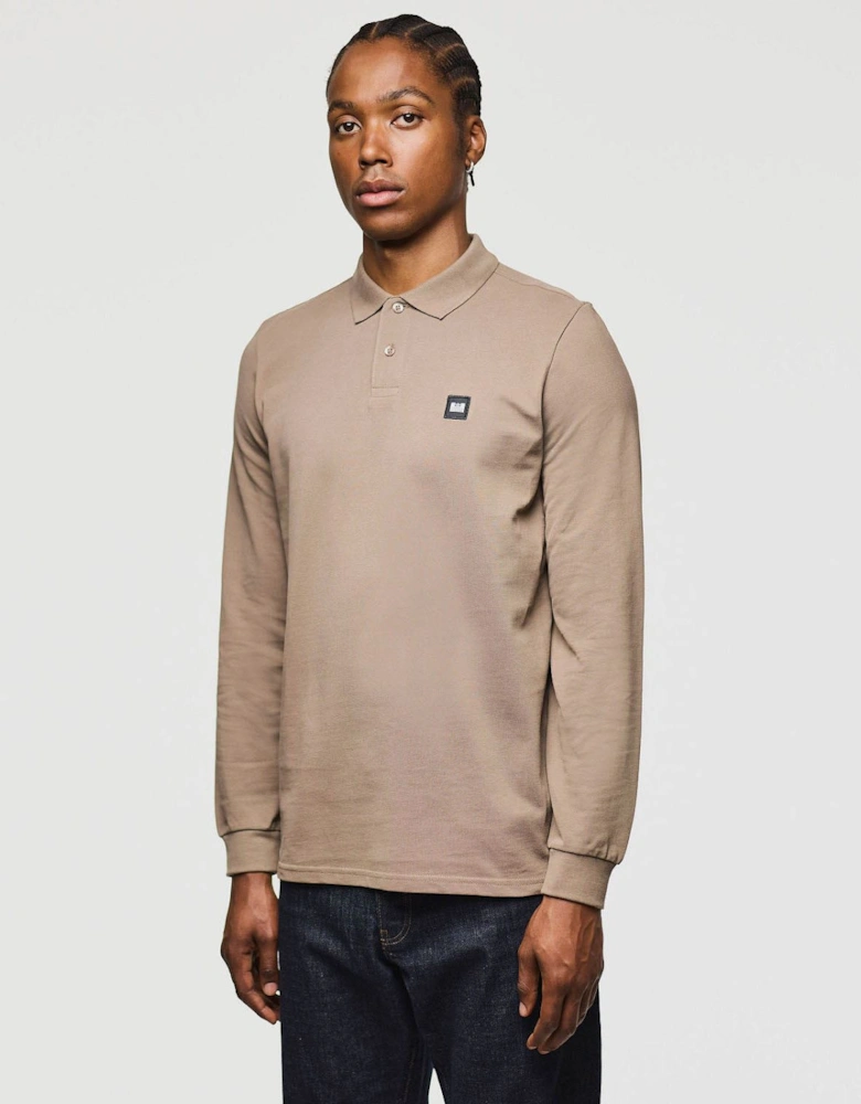 Dice Long Sleeve Polo Shirt
