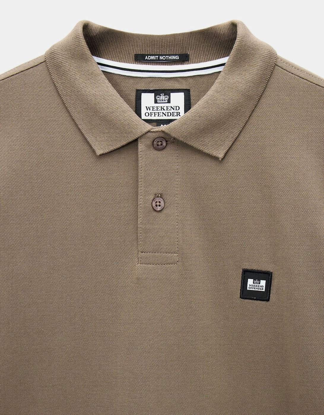 Dice Long Sleeve Polo Shirt