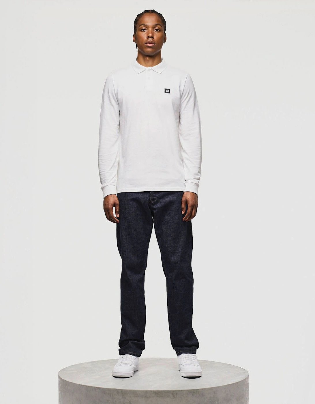 Dice Long Sleeve Polo Shirt