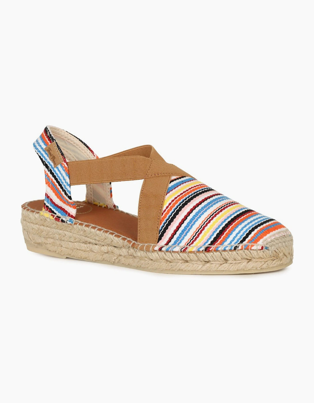 Toni Pons Women's Vinaros Womens Low Wedge Sandals - Multi Stripe - Size, 7