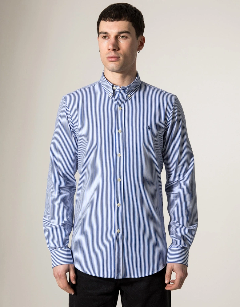 Slim Fit Stretch Poplin Shirt
