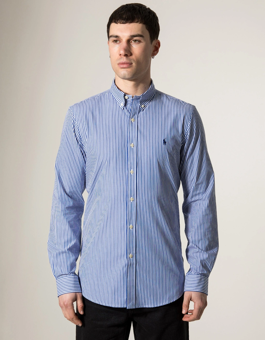 Slim Fit Stretch Poplin Shirt