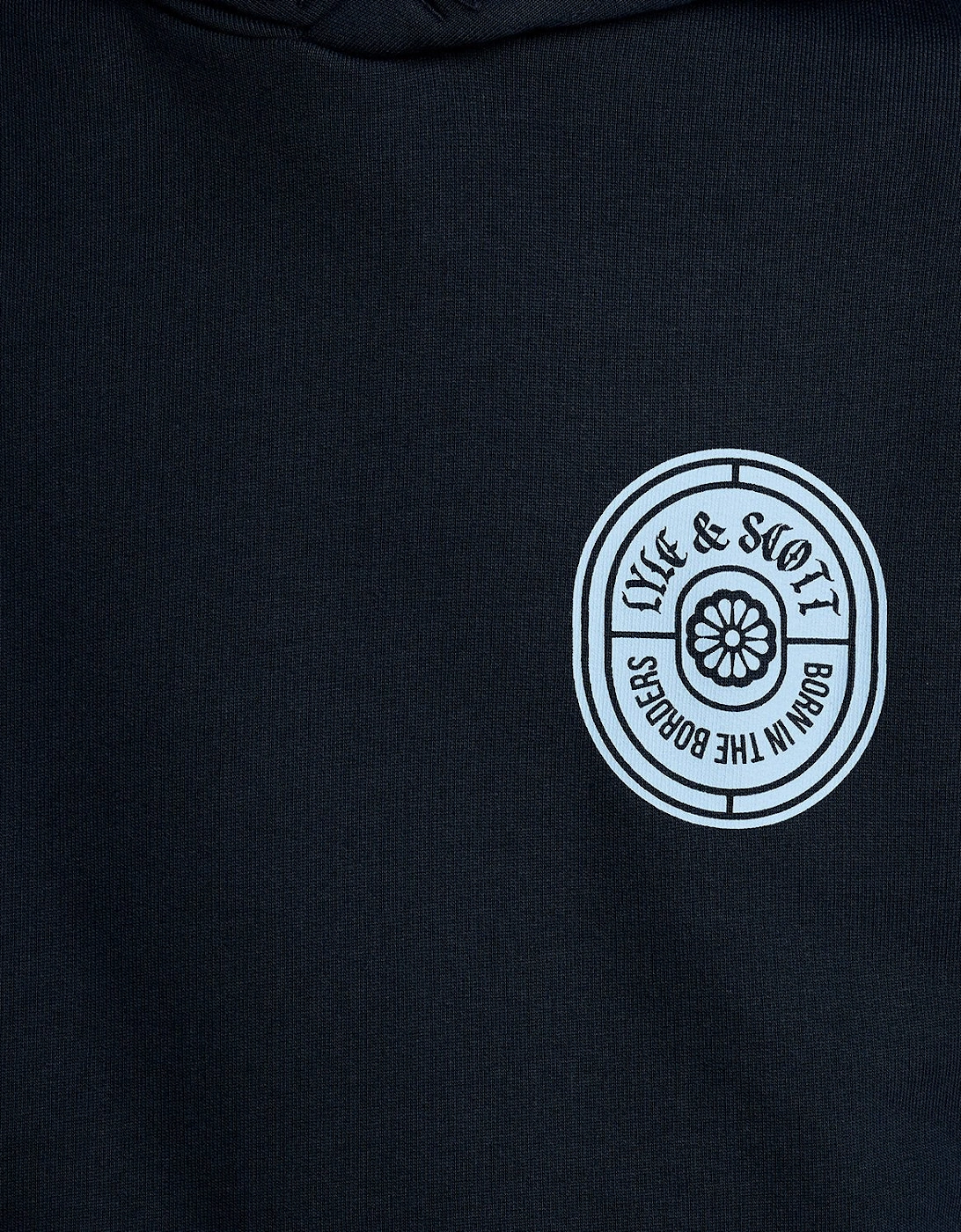Graphic Badge Cotton Hoodie