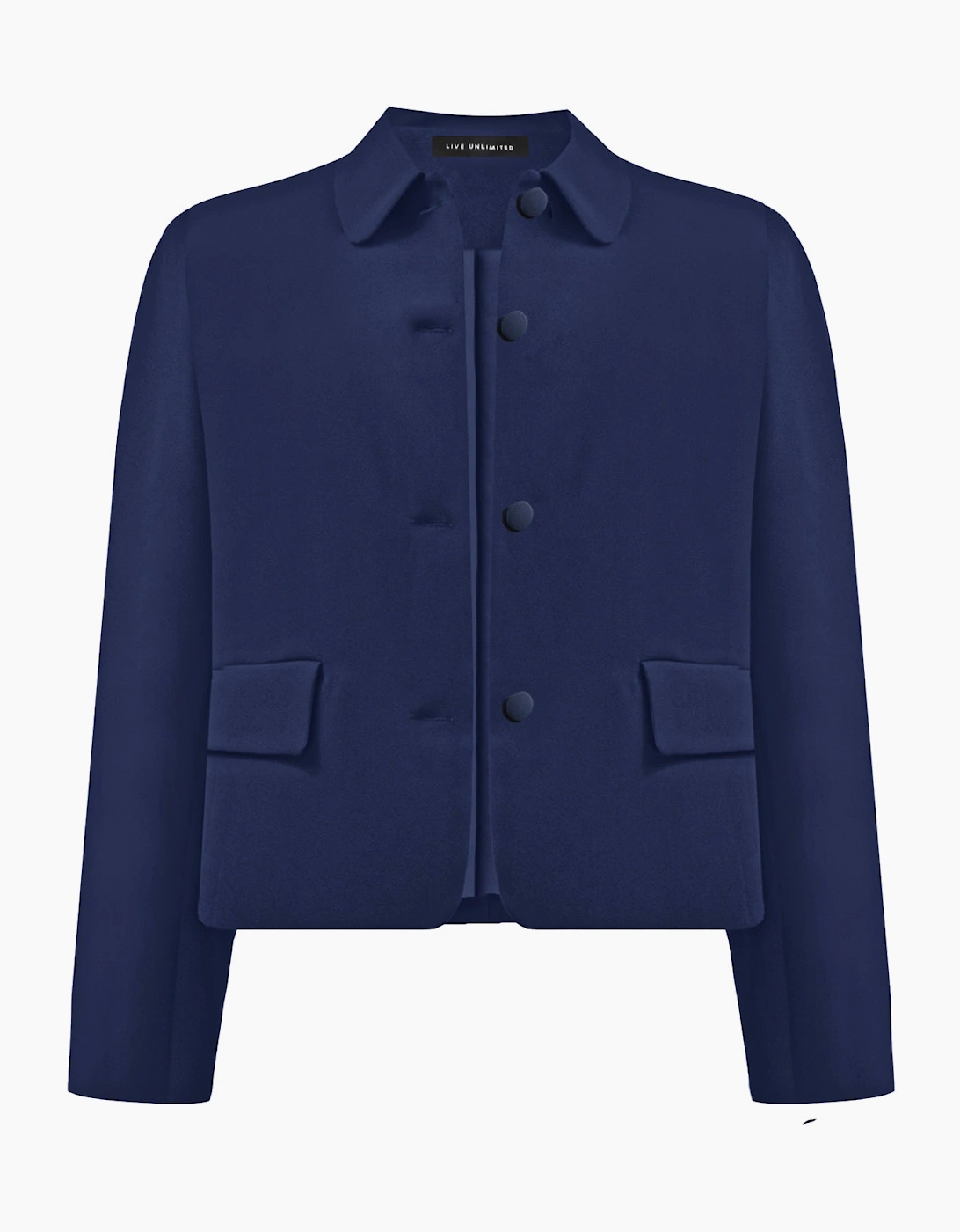 Navy Short Tailored Jacket