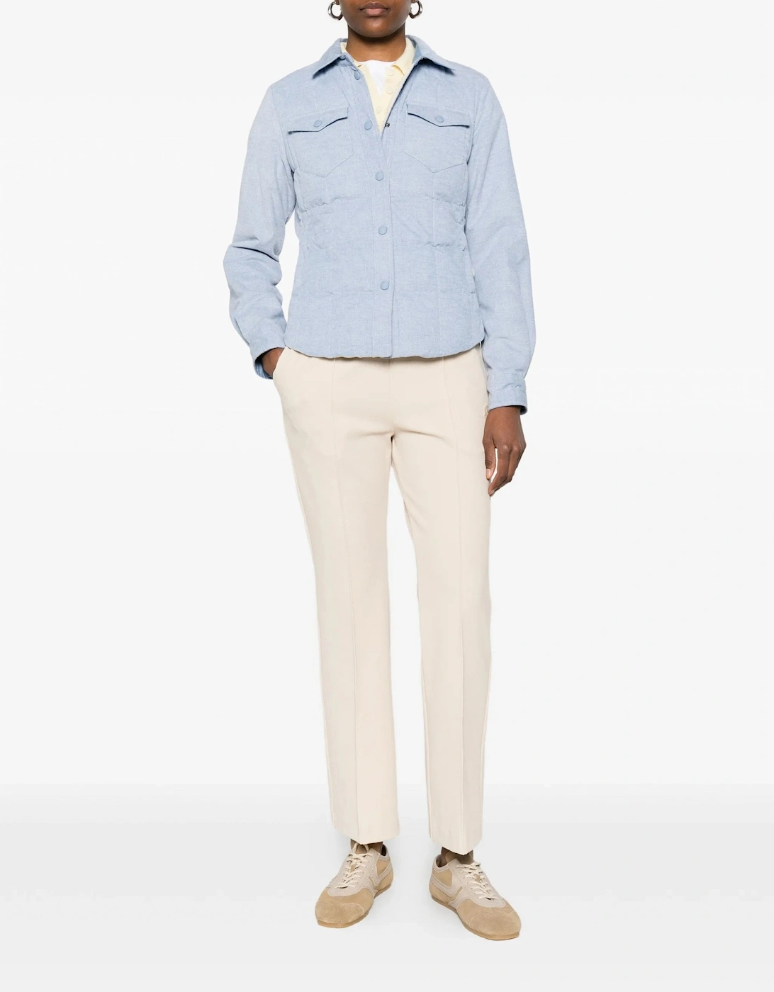 Womens Nangy Shirt Jacket Blue