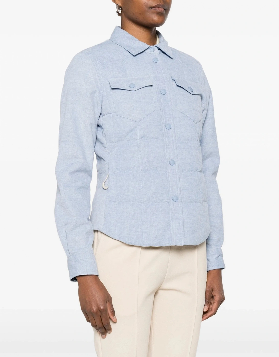 Womens Nangy Shirt Jacket Blue