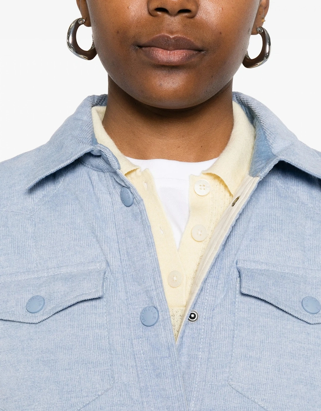 Womens Nangy Shirt Jacket Blue