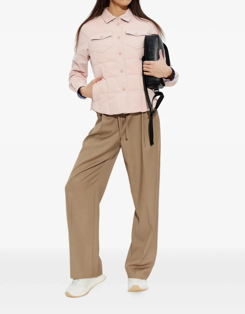 Womens Nangy Shirt Jacket Pink