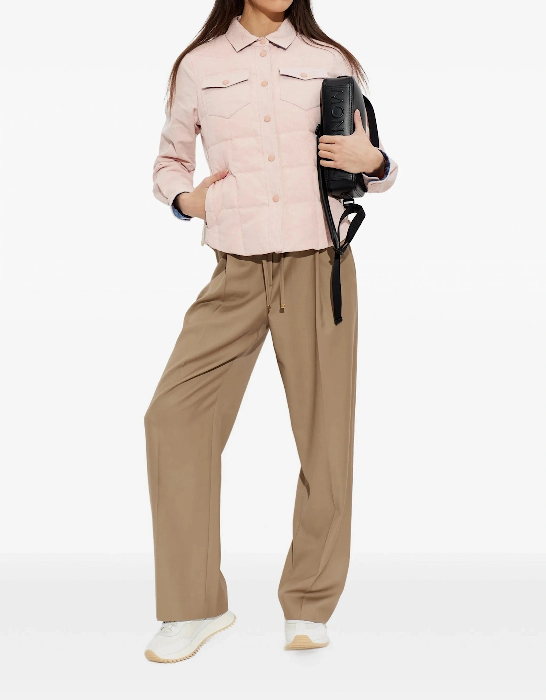 Womens Nangy Shirt Jacket Pink