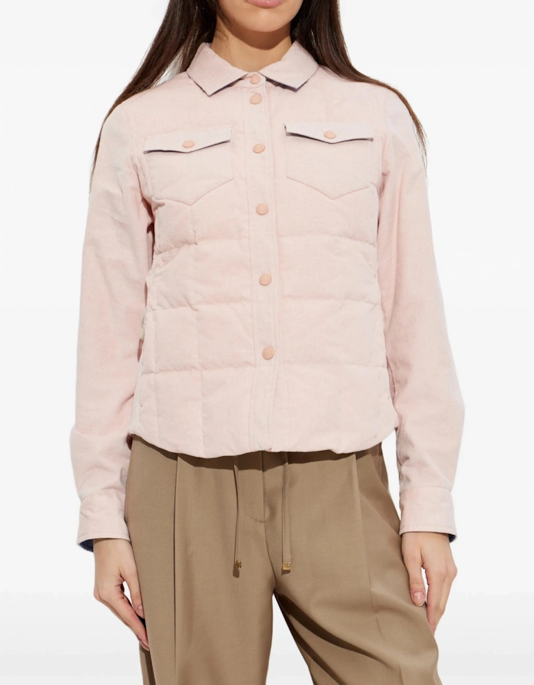 Womens Nangy Shirt Jacket Pink
