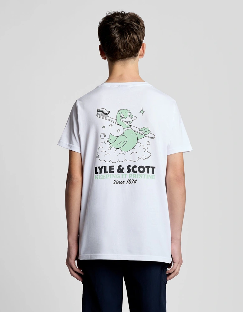 Back Print Graphic T-Shirt