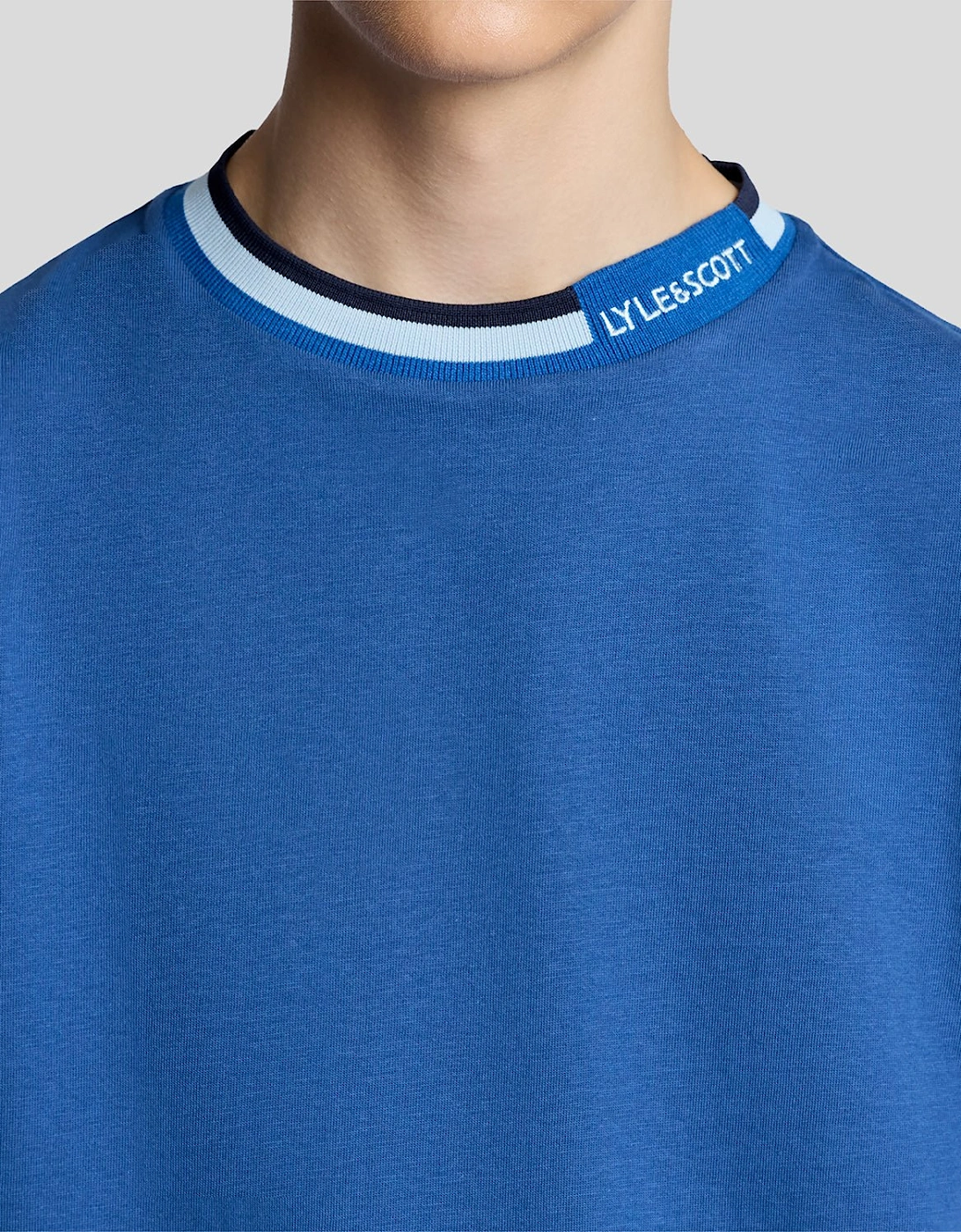 Tipped Collar Logo T-Shirt