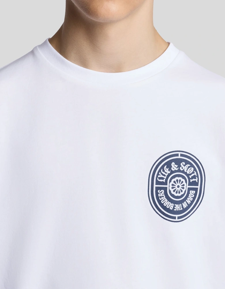 Graphic Badge Cotton T-Shirt