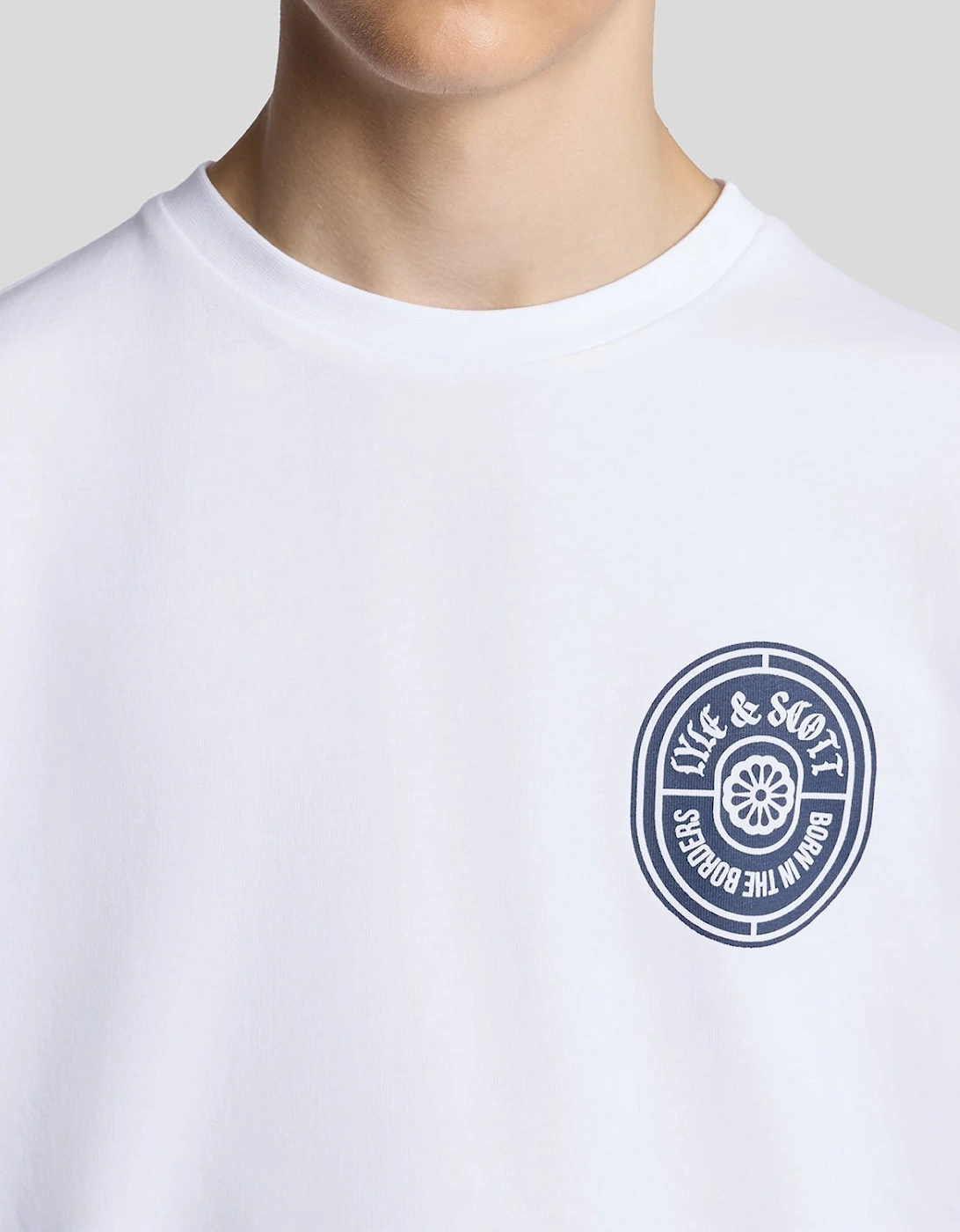 Graphic Badge Cotton T-Shirt