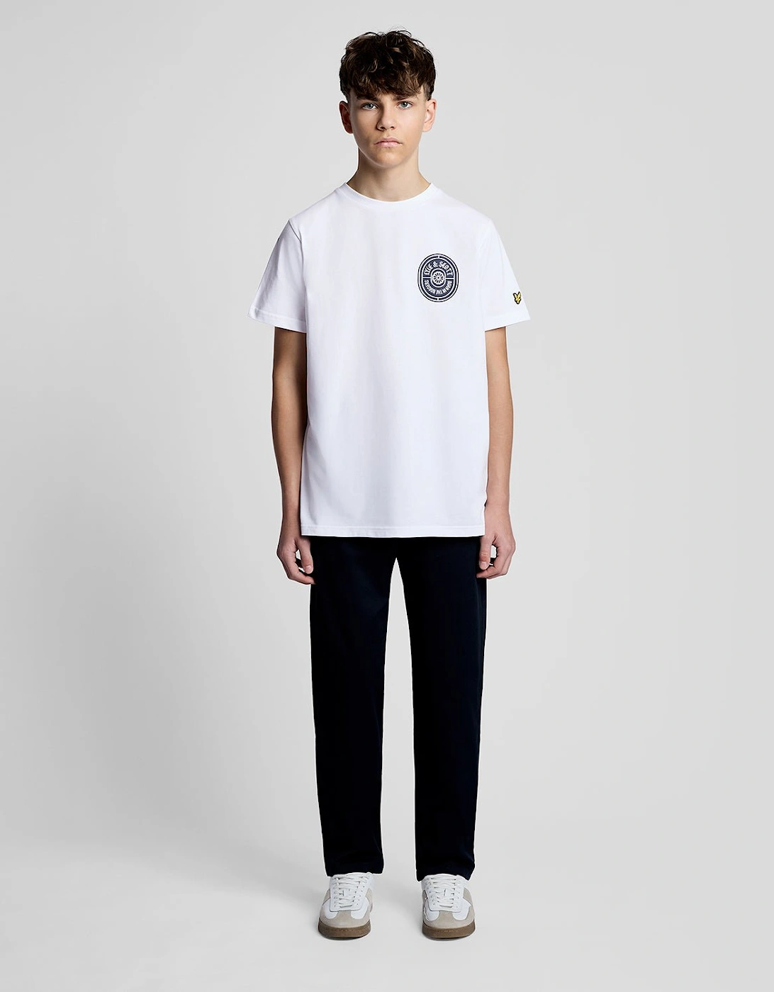 Graphic Badge Cotton T-Shirt