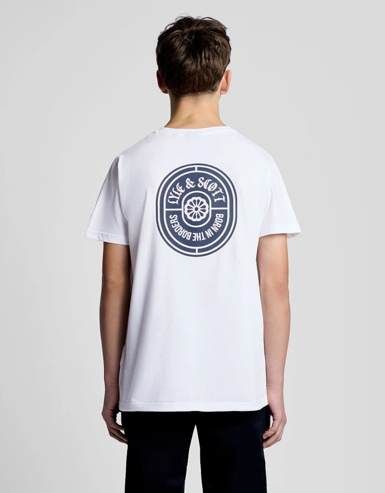 Graphic Badge Cotton T-Shirt