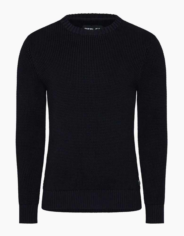 Knitted Crewneck Sweater - Knitted Crewneck Sweatshirt