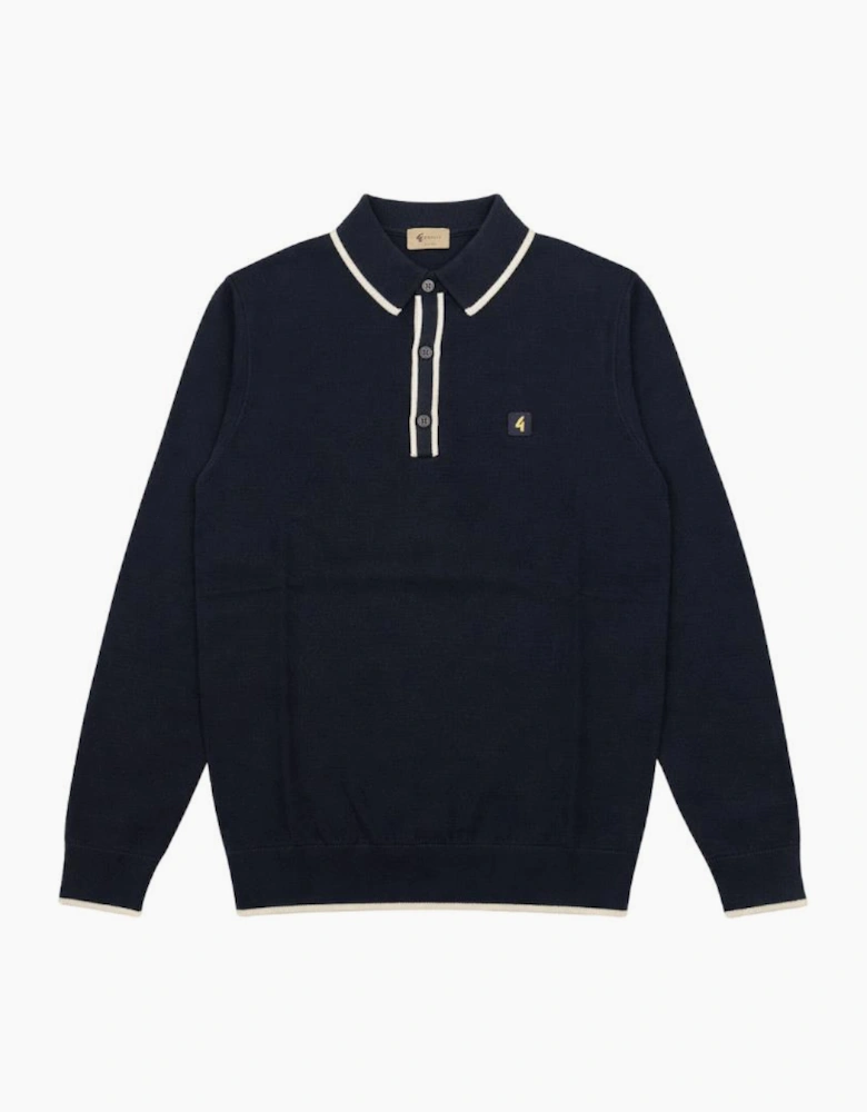 Vintage Linker Navy Polo Shirt