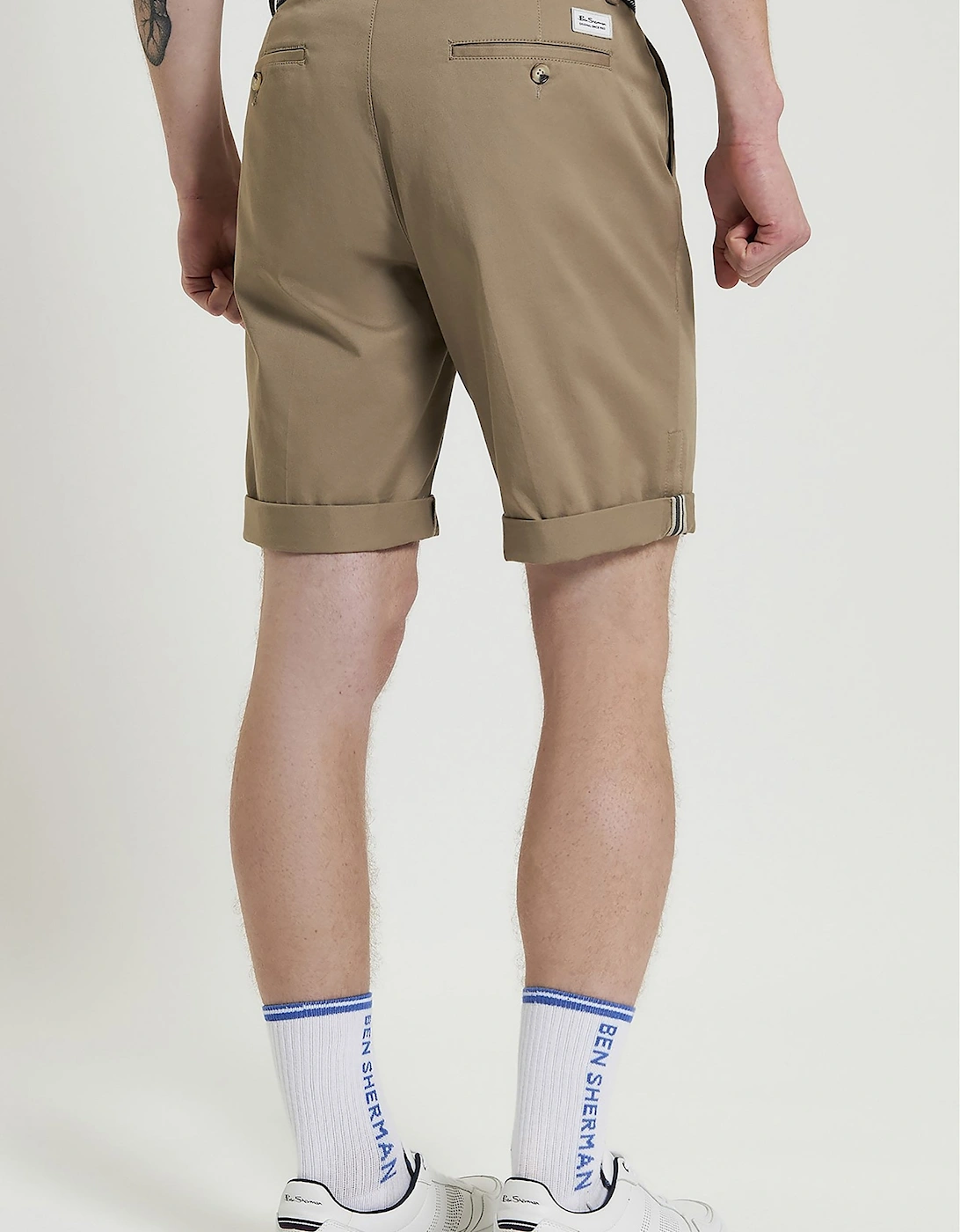 Signature Men's Classic Chino Shorts | Stone