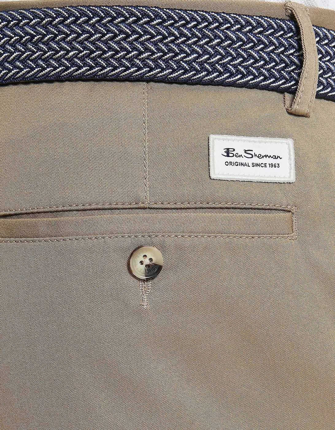 Signature Men's Classic Chino Shorts | Stone