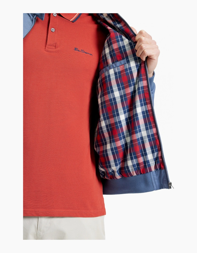 Signature Harrington Jacket | Indigo