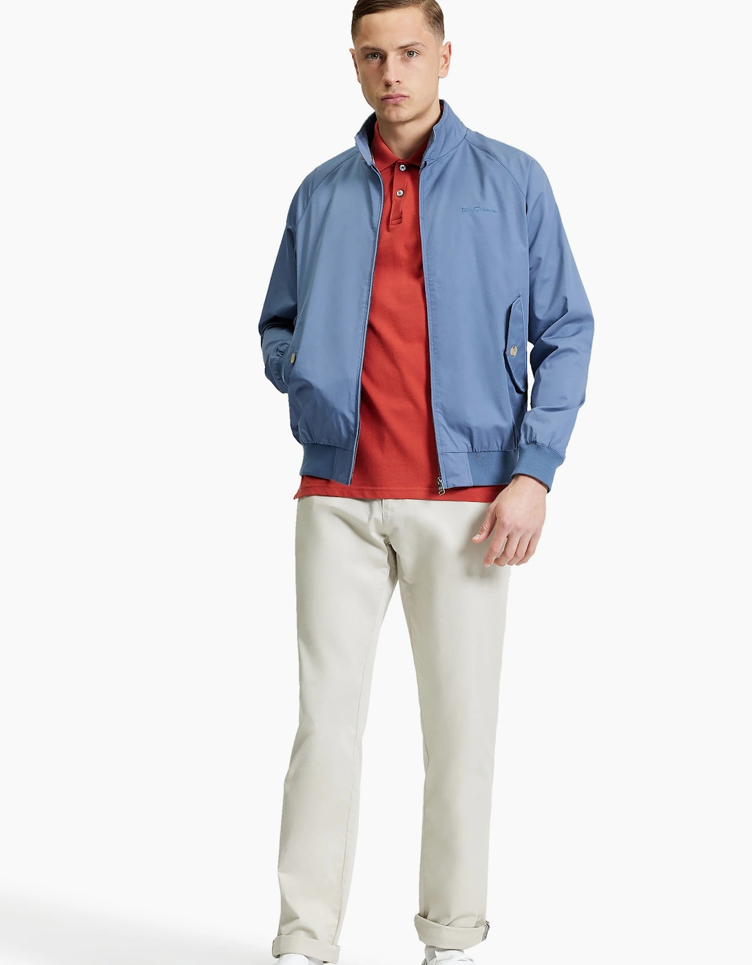 Signature Harrington Jacket | Indigo