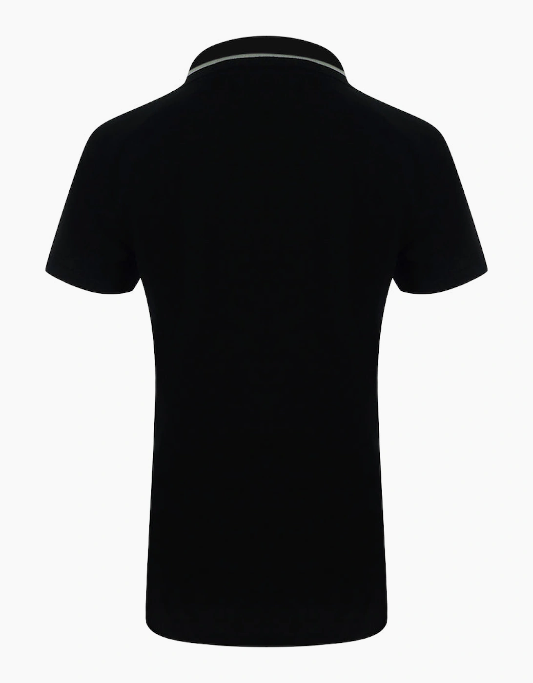 Love Moschino Signature Logo Black Polo Shirt