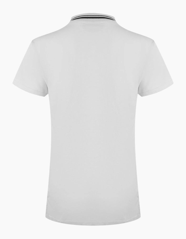 Small Box Logo White Polo Shirt