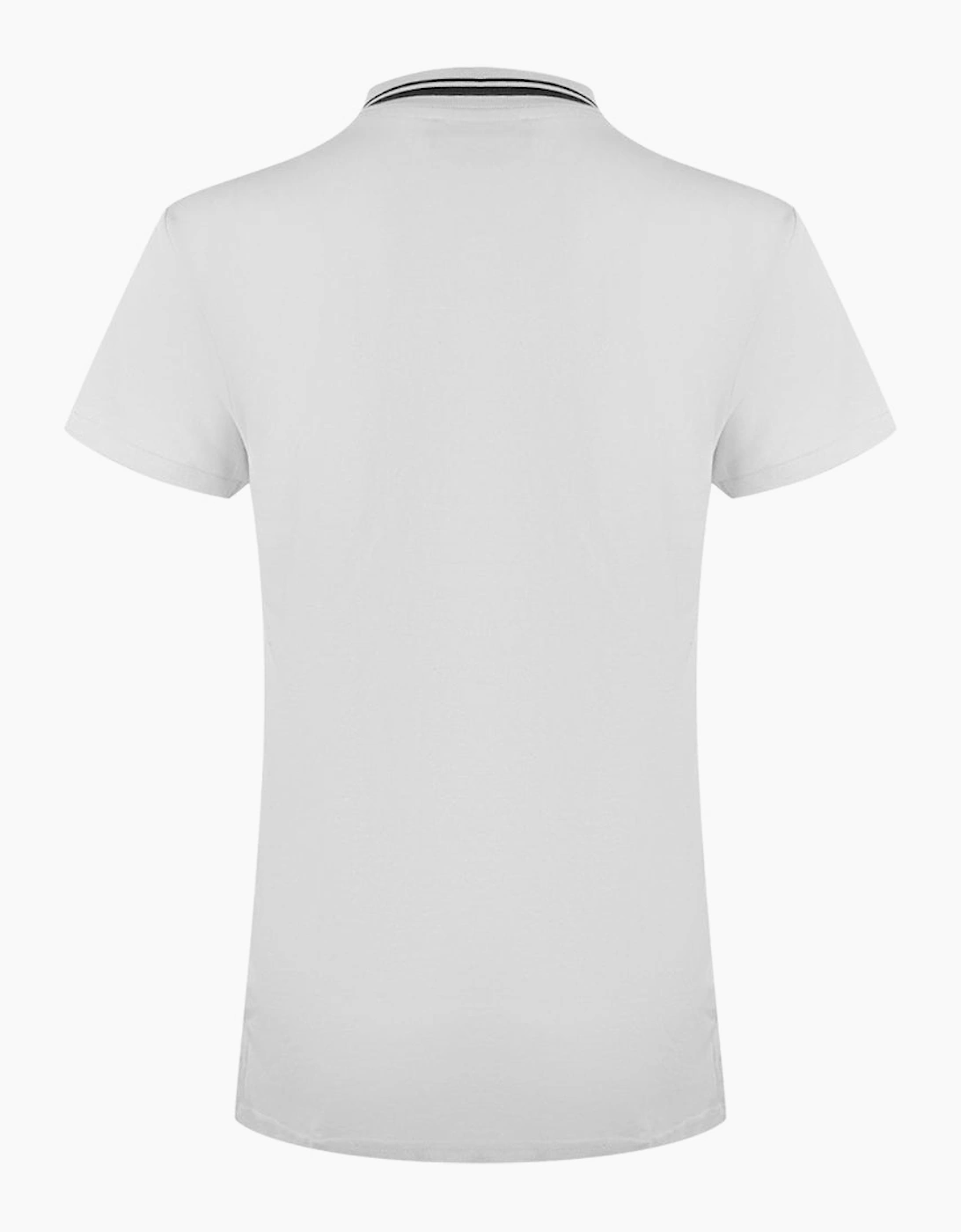 Small Box Logo White Polo Shirt