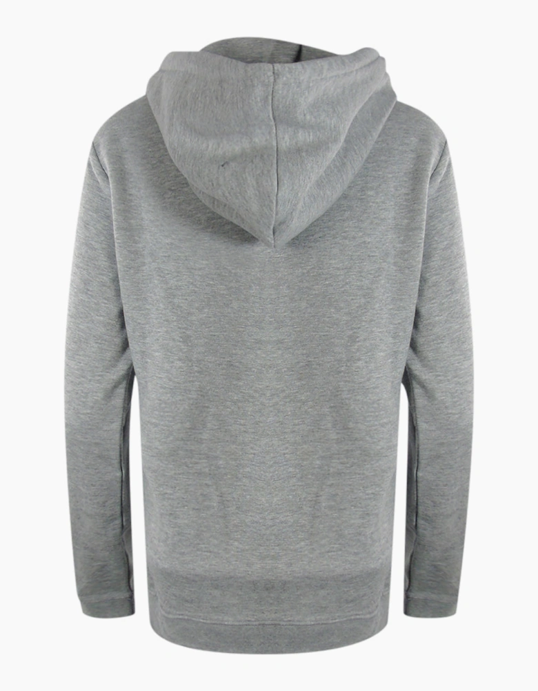 Love Moschino Small Red Heart Logo Grey Zip Hoodie