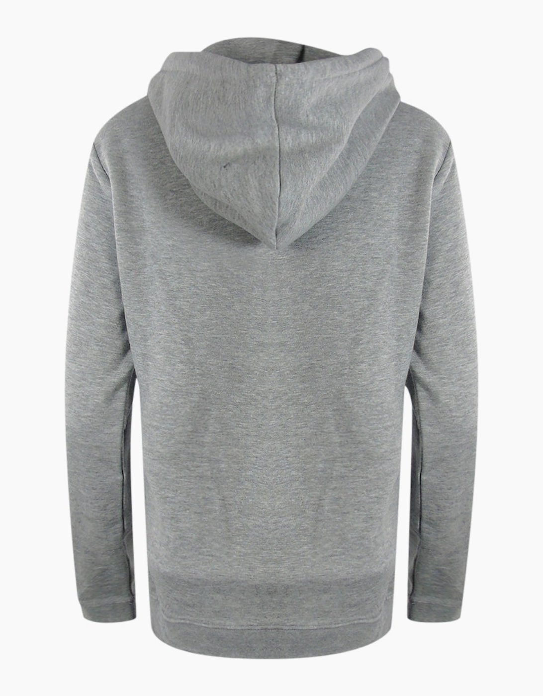 Love Moschino Small Red Heart Logo Grey Zip Hoodie