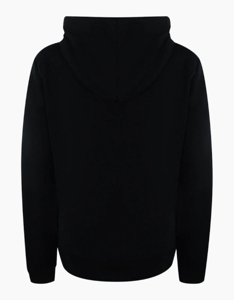 Love Moschino Small Box Logo Zip Black Hoodie