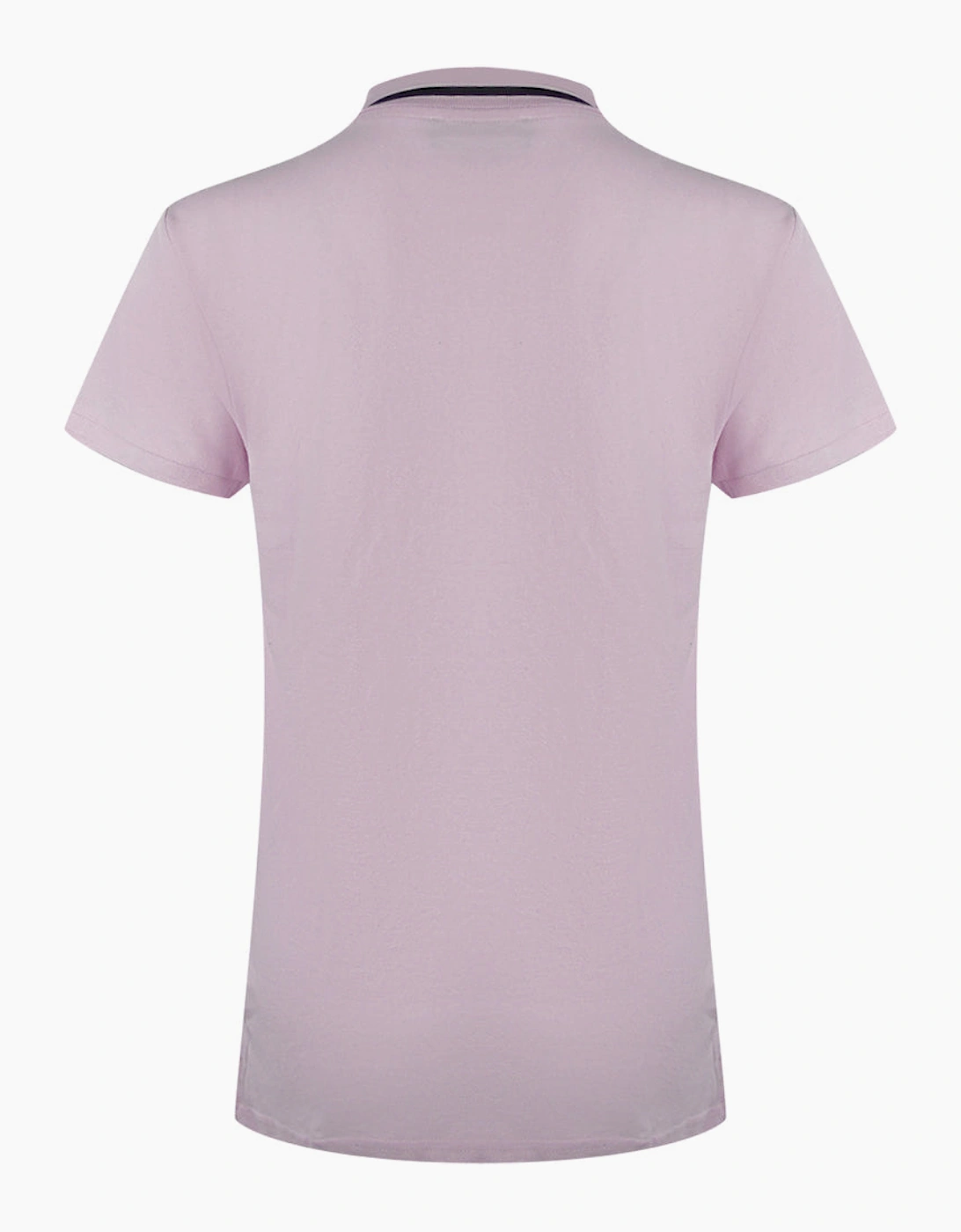 Love Moschino Signature Logo Pink Polo Shirt