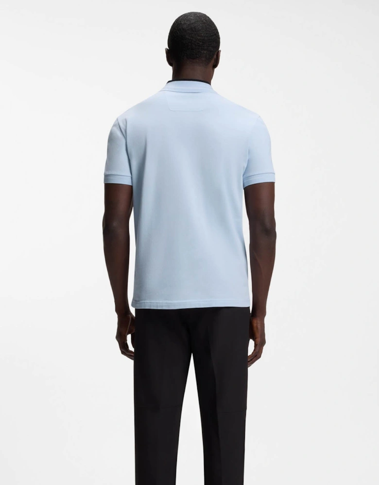 BOSS Green PL_Member Mens Short Sleeve Polo Shirt - Open Blue 460