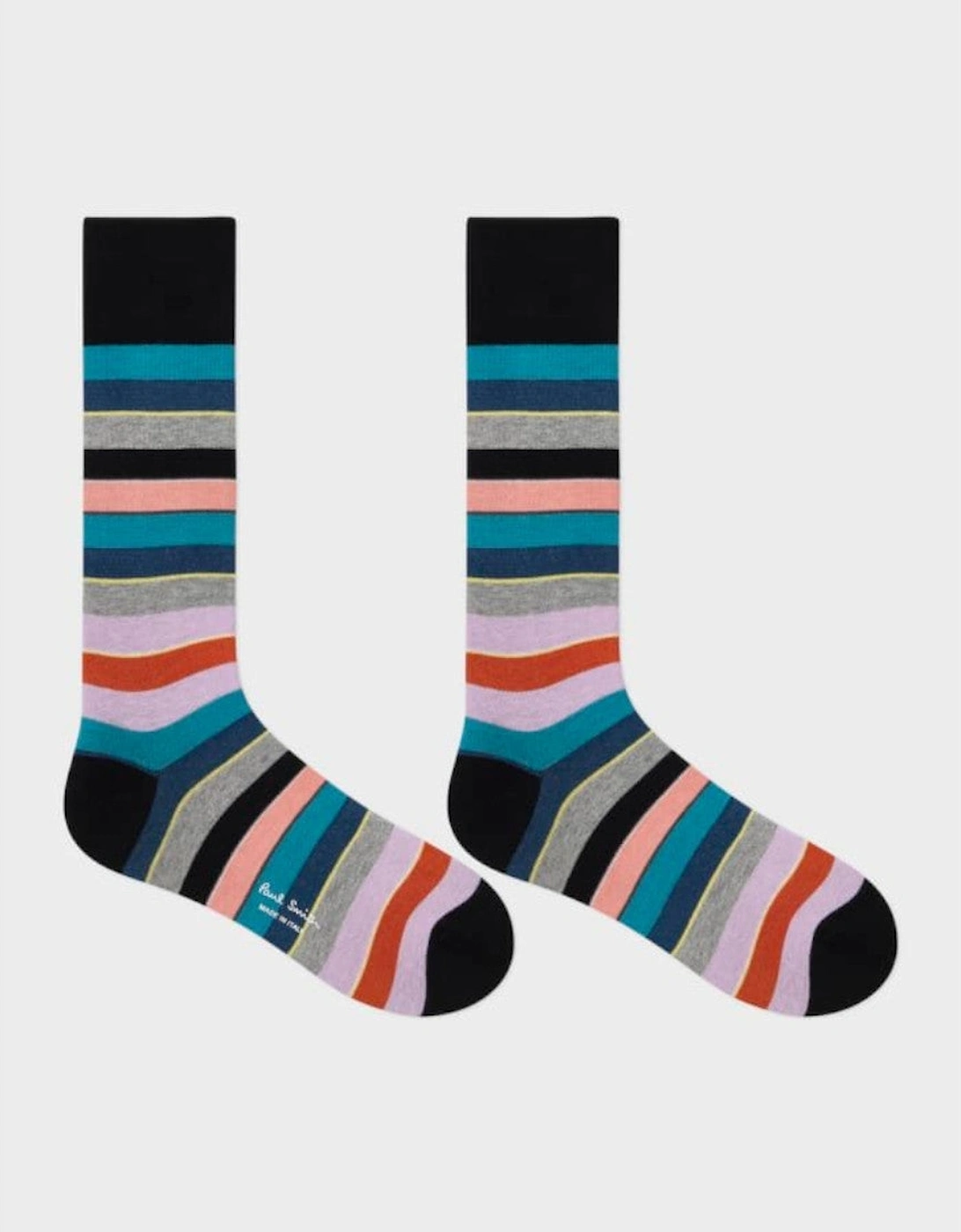 Paul Smith  Nandor Stripe Socks 79 BLACK