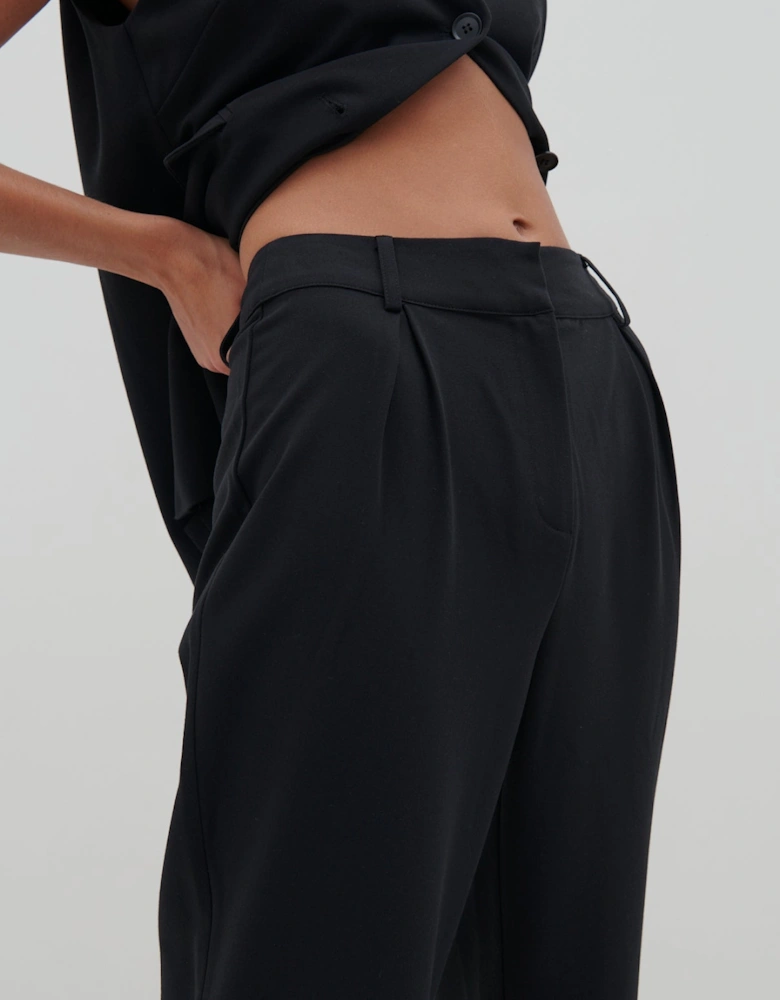 Harlee Straight Leg Trousers - Black