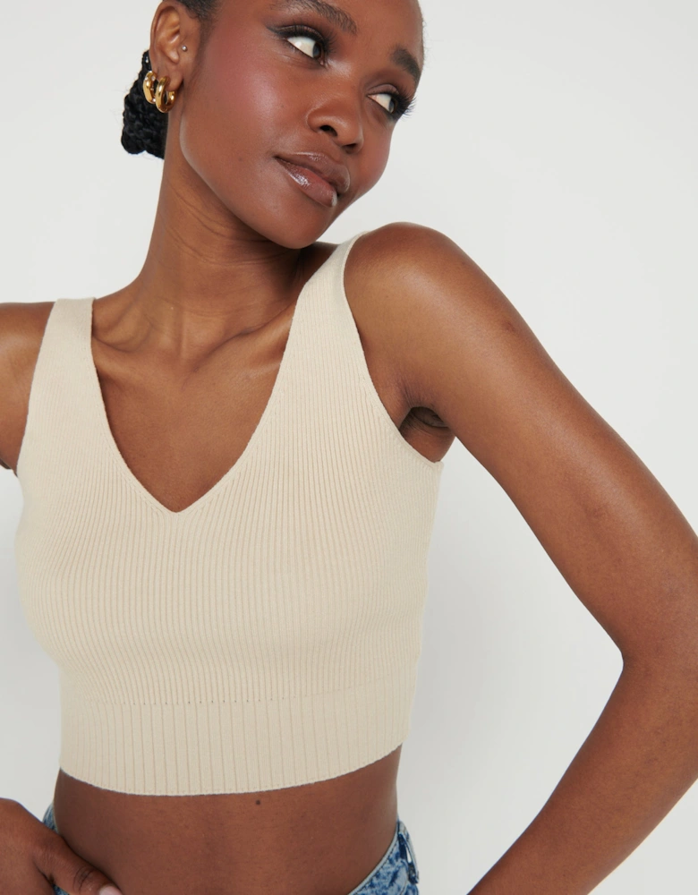 Lara Knit Top - Stone