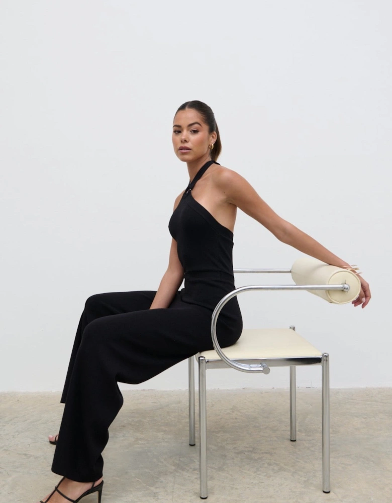 Tori Knit Jumpsuit - Black