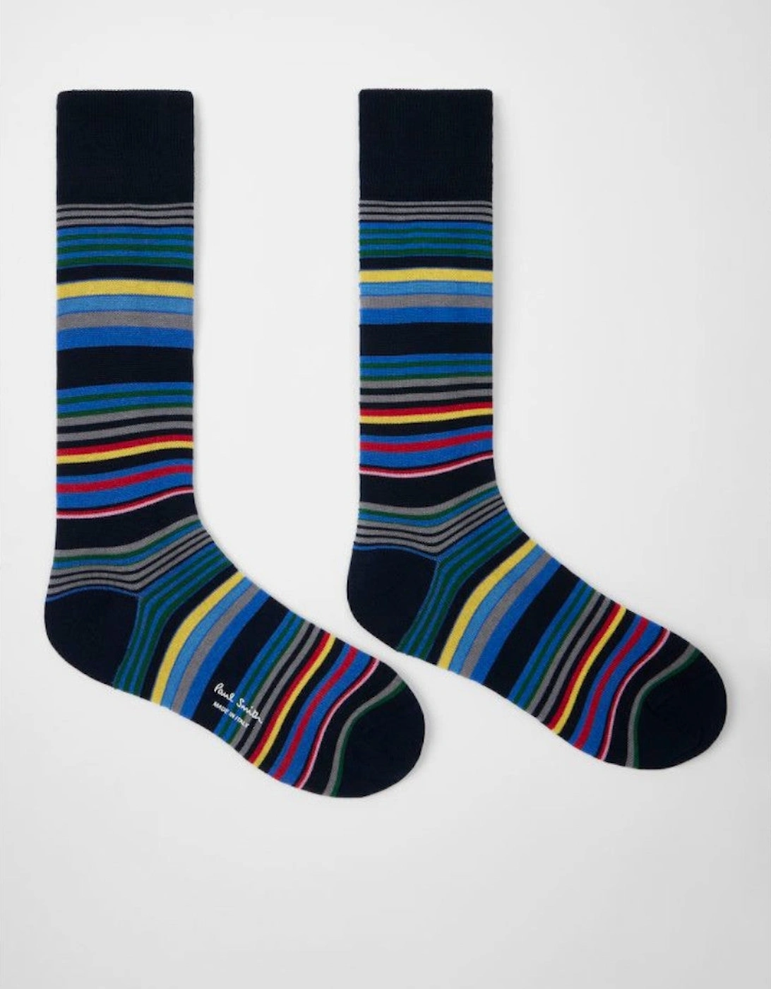 Paul Smith  Niam Stripe Socks 47 Navy