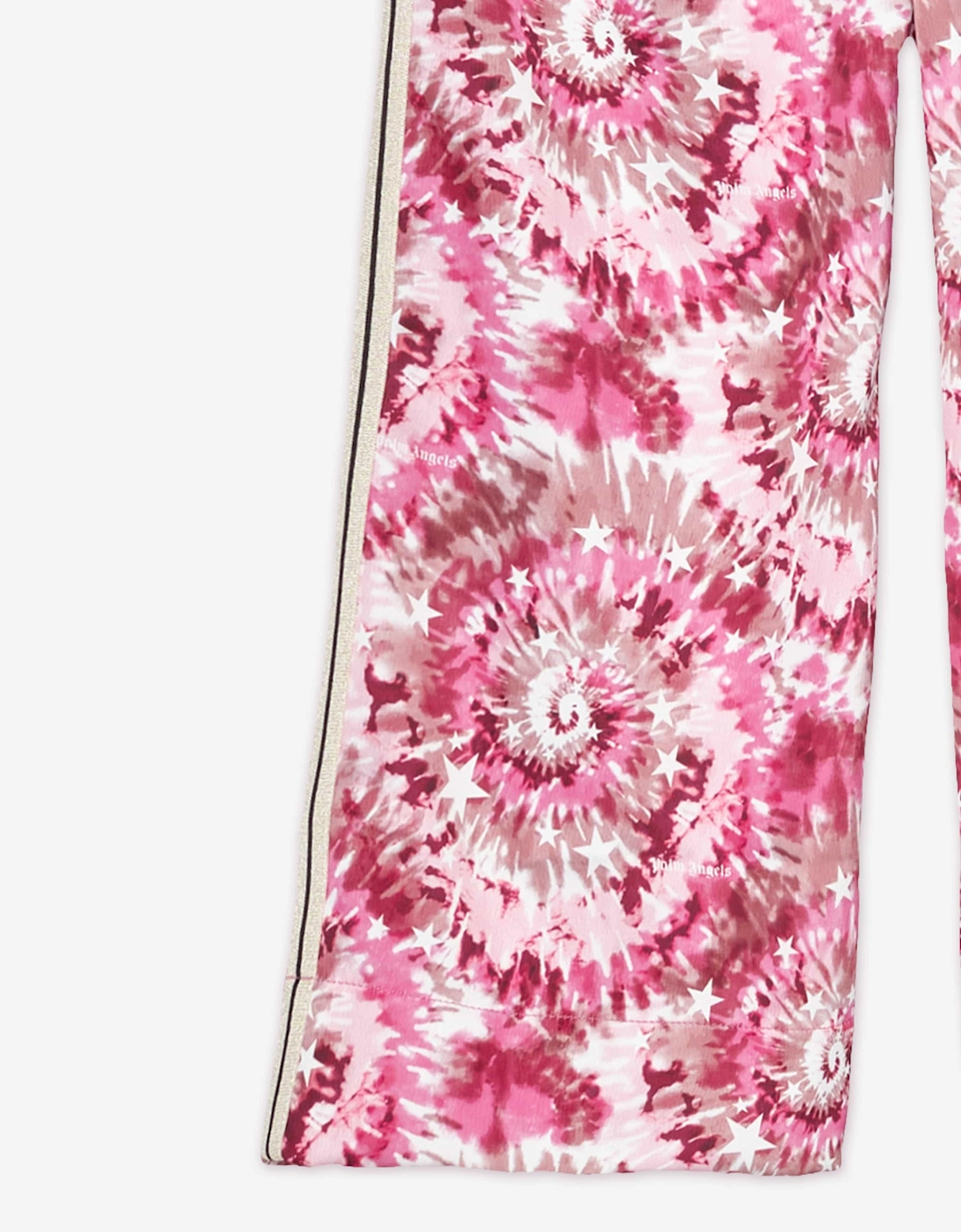 Girls AOP Tie-Dye Wide Track Pants in Pink