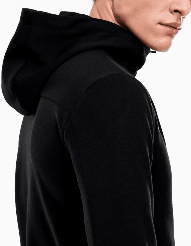 Ventus7 Cotton Zip Hooded Black Tracksuit