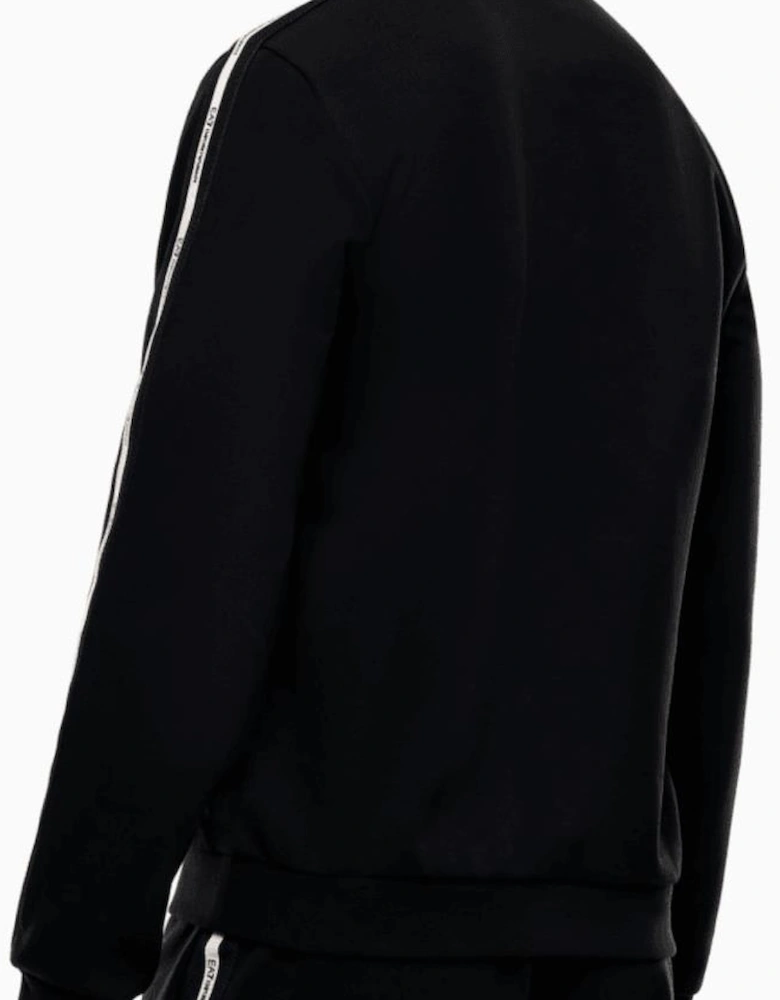 Tape Logo Black Sweatshirt