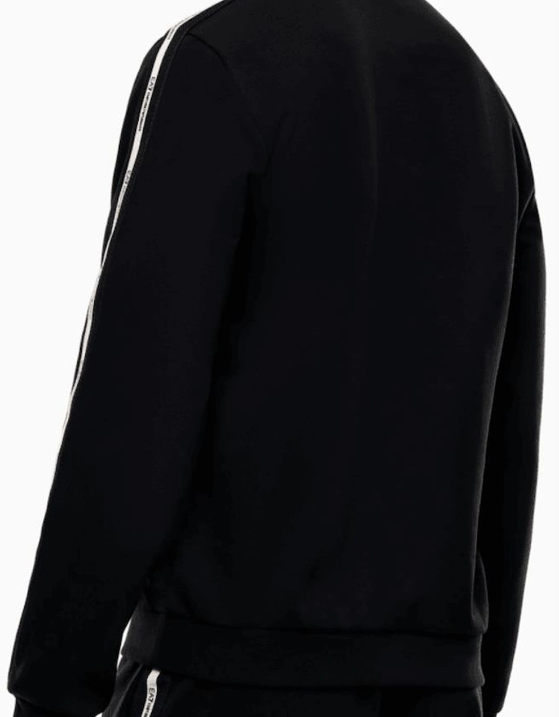 Tape Logo Black Sweatshirt