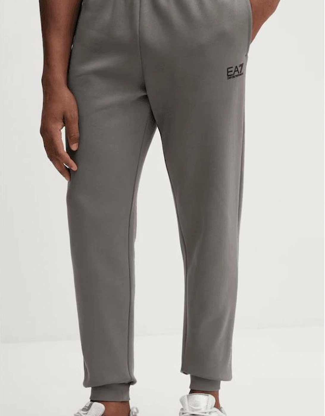 Core ID Zip Hooded Grey Cotton Tracksuit