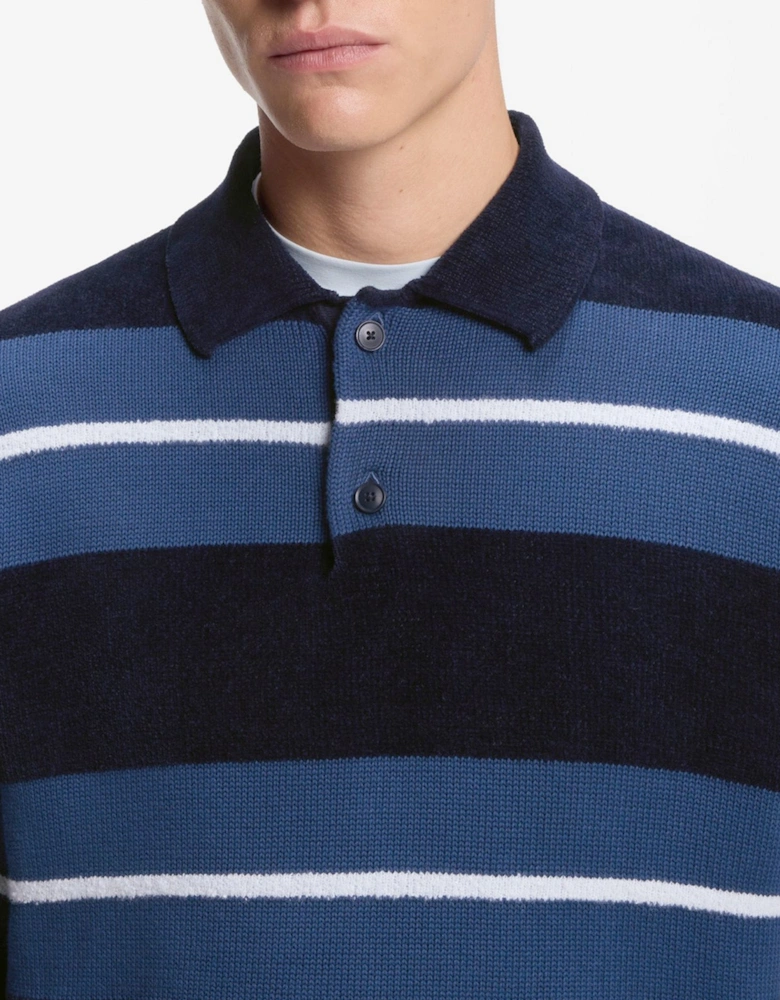 Boss Amburgh Chenile Knitted Rugby Polo