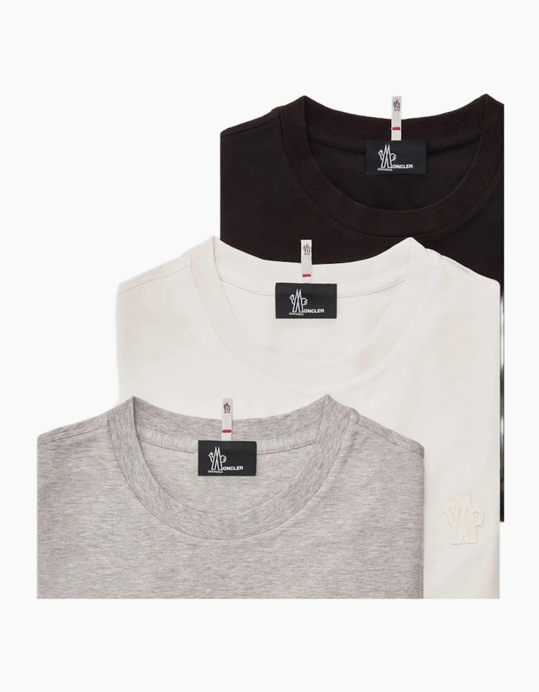 Branded 3-Pack T-shirts Multicolour